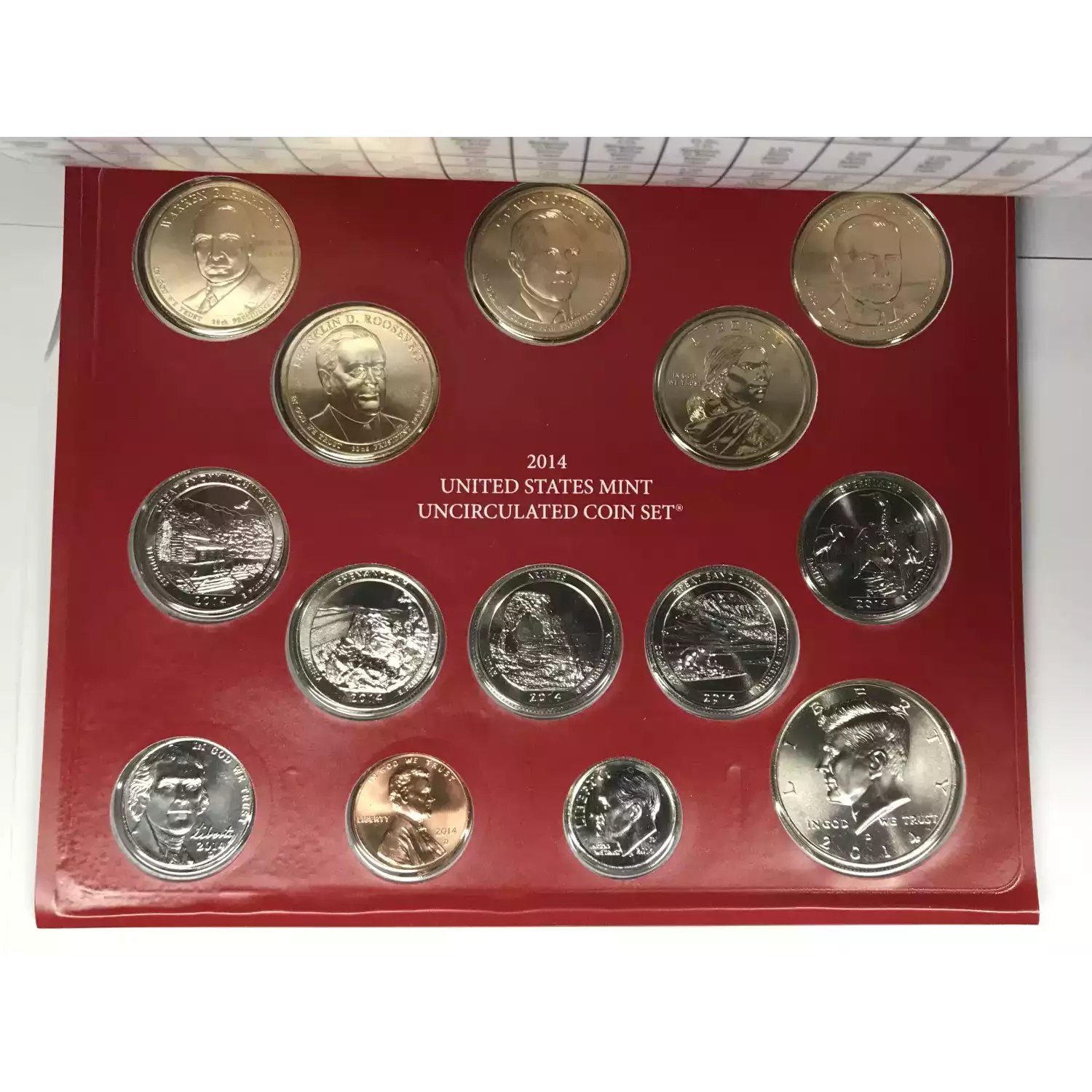 2014 US Mint Uncirculated Coin Set - P & D (8)
