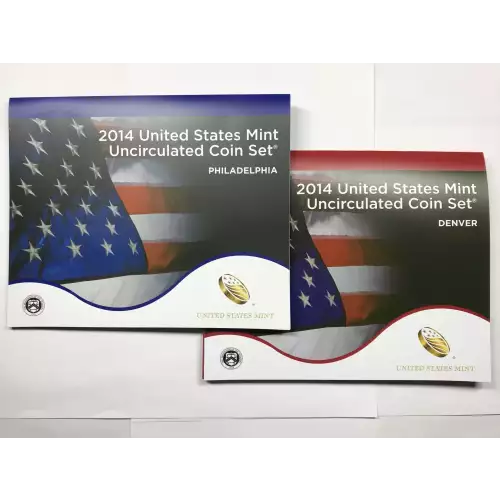 2014 US Mint Uncirculated Coin Set - P & D