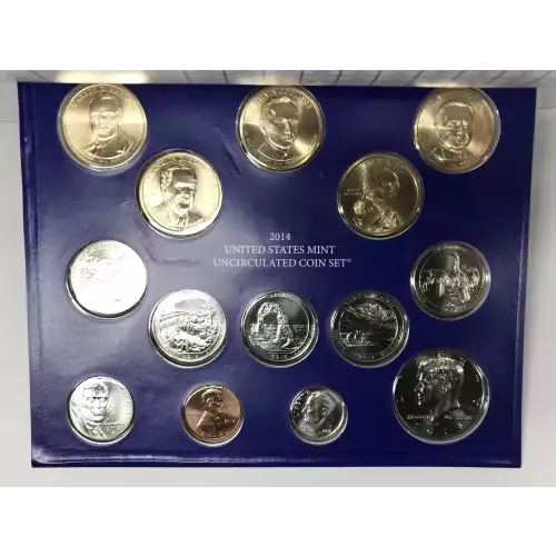 2014 US Mint Uncirculated Coin Set - P & D (2)
