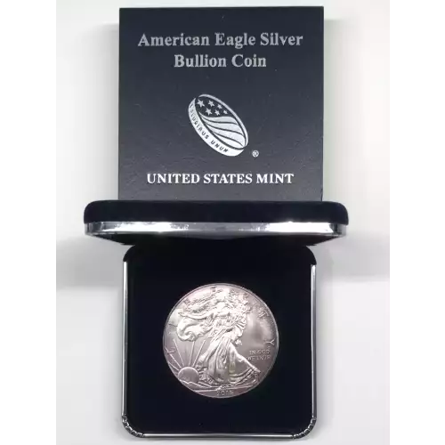 2015 American Silver Eagle Bullion Coin w US Mint OGP Case & Sleeve (2)