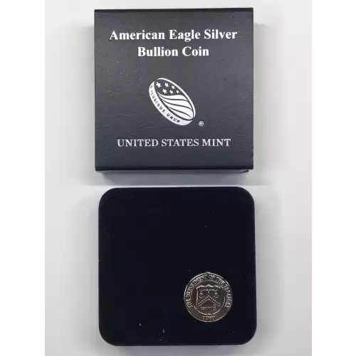 2015 American Silver Eagle Bullion Coin w US Mint OGP Case & Sleeve