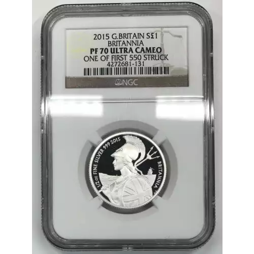 2015 BRITANNIA ONE OF FIRST 550 SETS ULTRA CAMEO