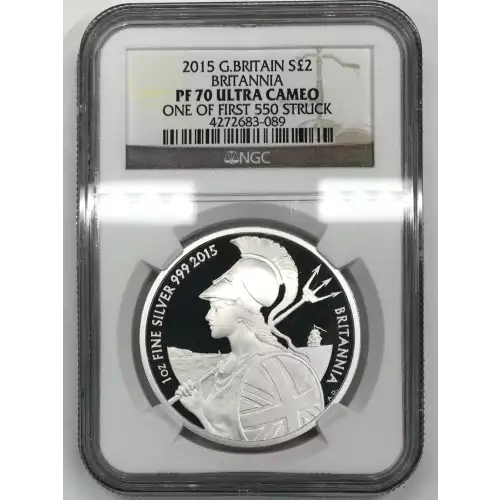 2015 BRITANNIA ONE OF FIRST 550 SETS ULTRA CAMEO