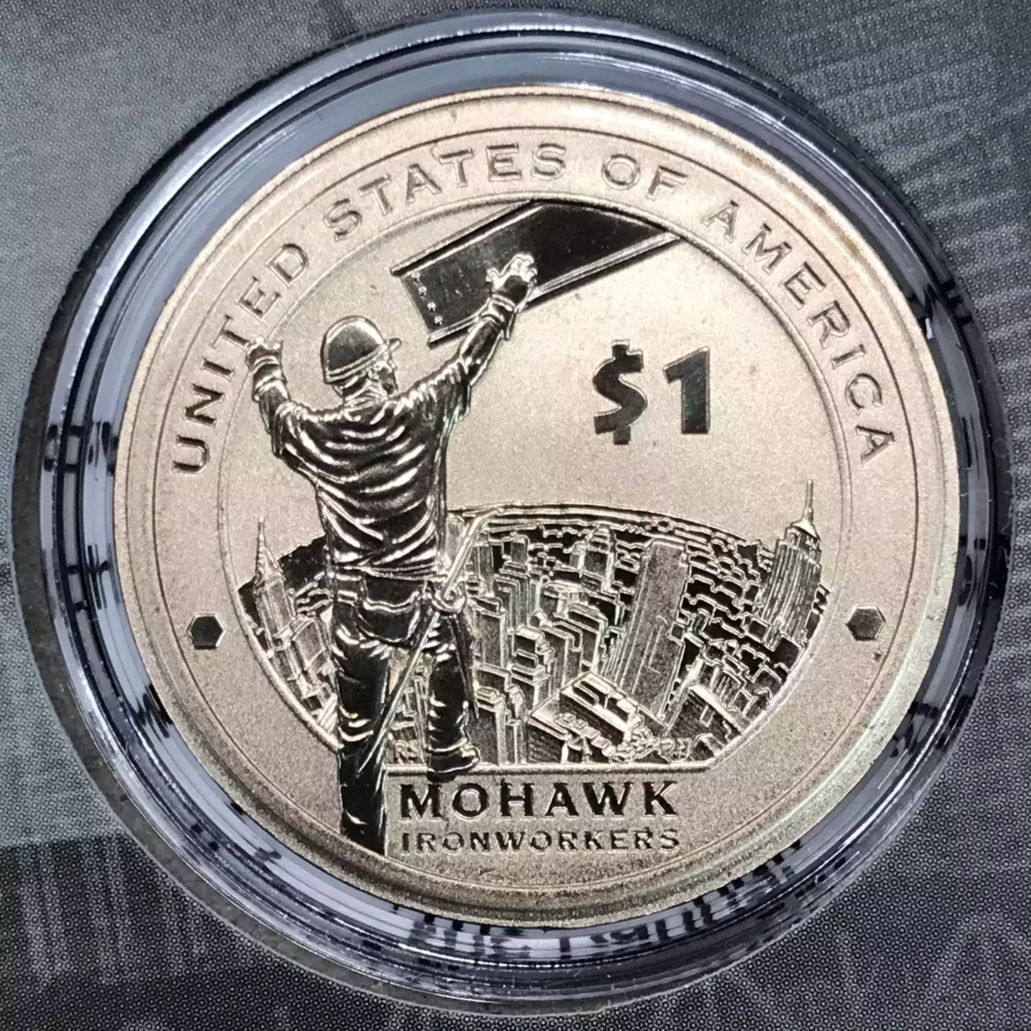 2015 Native American Mohawk Ironworkers Enhanced Uncirculated Coin Currency Set