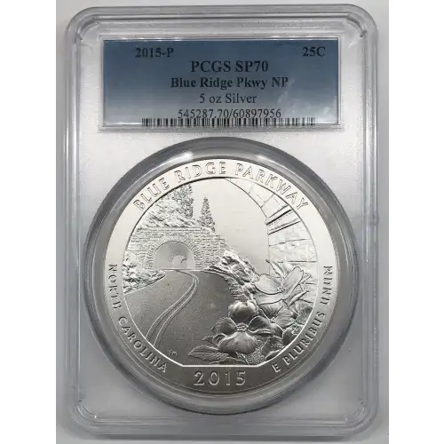 2015-P 25C Blue Ridge Pkwy NP 5 oz Silver (2)