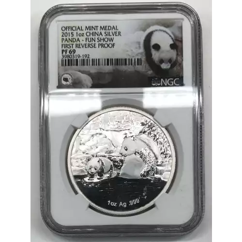 2015 Panda - FUN Show First Reverse Proof Official Mint Medal (4)