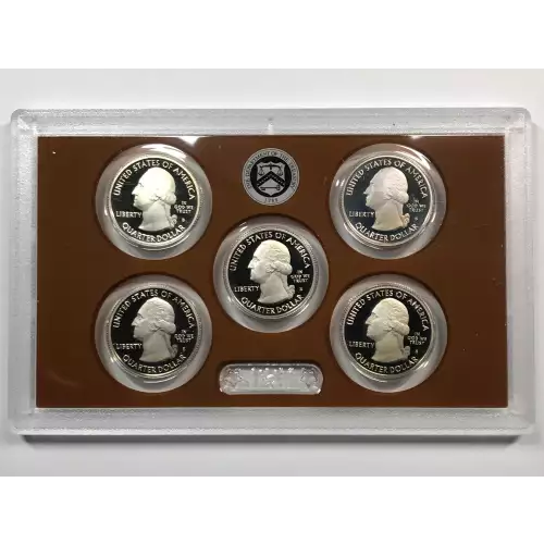 2015-S Clad Quarters Proof Set w US Mint OGP - Box & COA