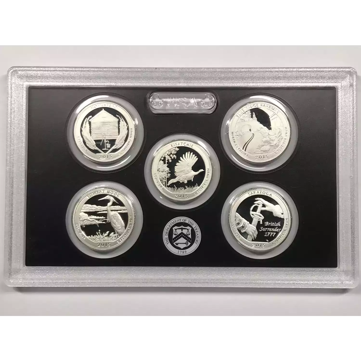 2015-S Silver Quarters Proof Set w US Mint OGP - Box & COA (3)