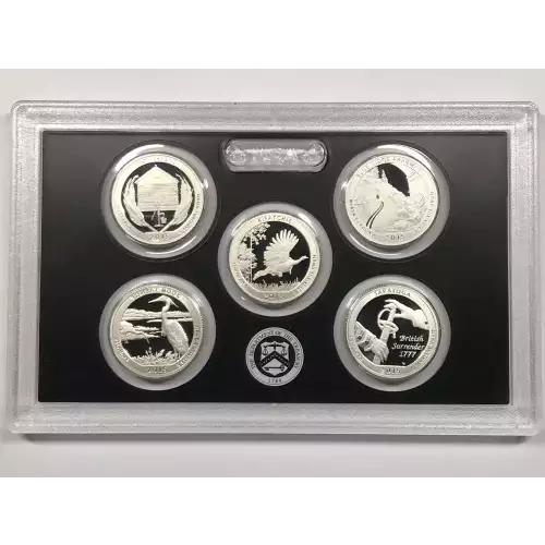 2015-S Silver Quarters Proof Set w US Mint OGP - Box & COA