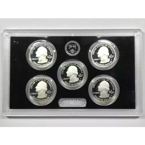 2015-S Silver Quarters Proof Set w US Mint OGP - Box & COA