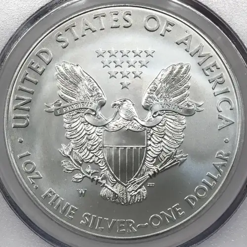 2015-W $1 Burnished Silver Eagle First Day - FS Flag Label (2)