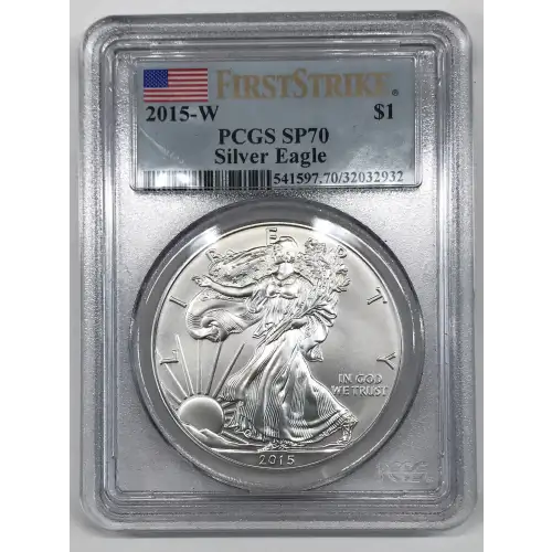 2015-W $1 Burnished Silver Eagle First Strike (2)