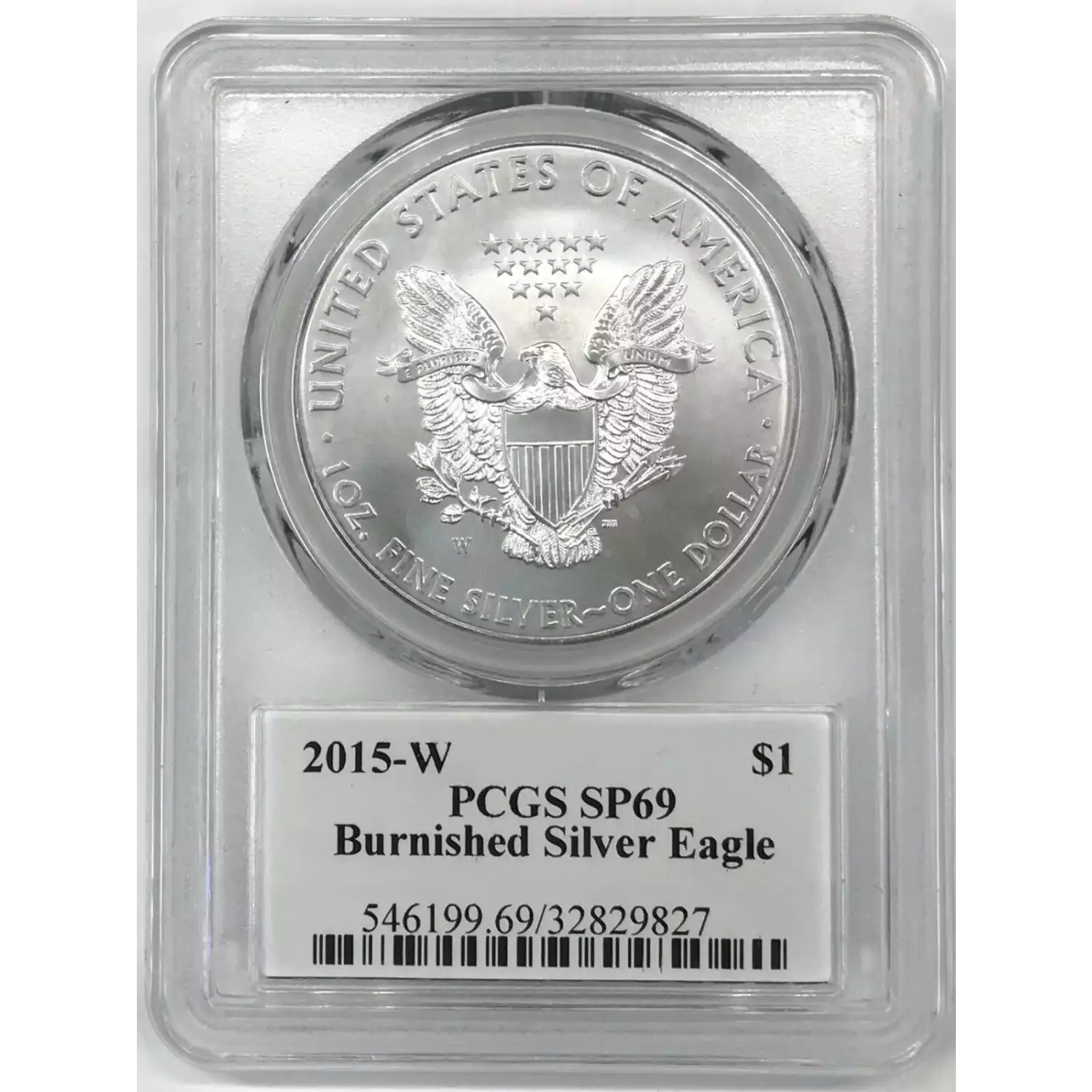 2015-W $1 Burnished Silver Eagle Mercanti Signature (2)