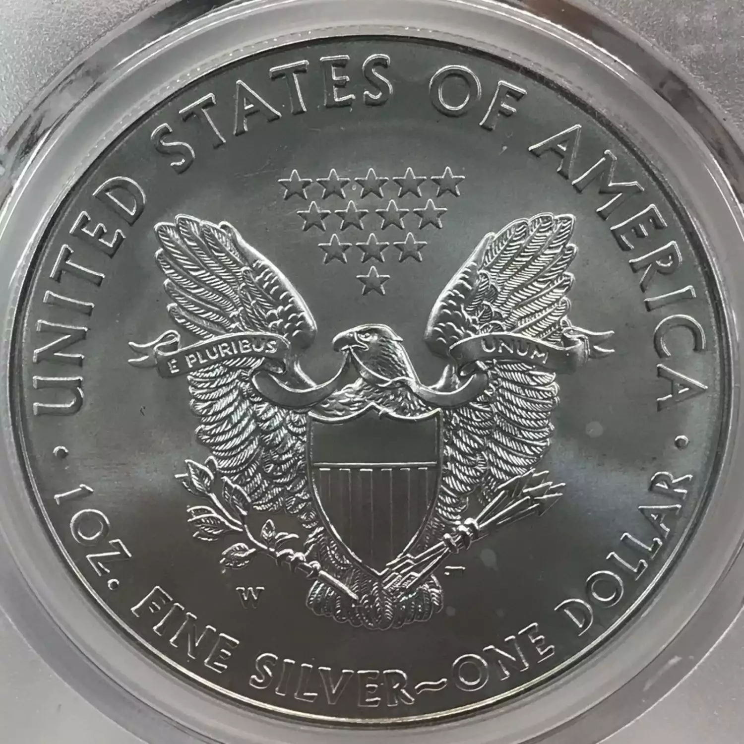 2015-W $1 Burnished Silver Eagle Mercanti Signature (5)