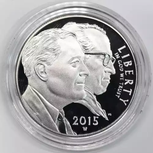 2015-W March of Dimes Proof Silver Dollar w US Mint OGP - Box & COA (5)