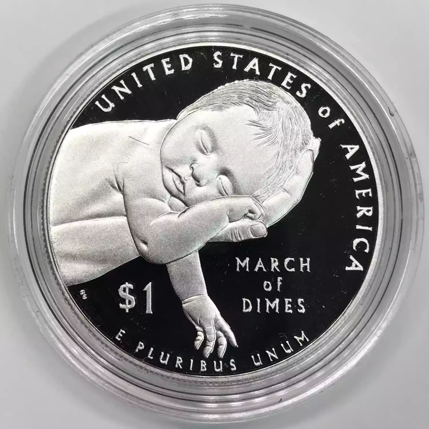 2015-W March of Dimes Proof Silver Dollar w US Mint OGP - Box & COA (8)