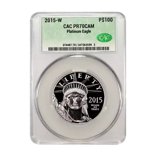 2015-W Platinum Eagle P$100 CAM (Proof)