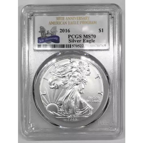 2016 $1 Silver Eagle 30th Anniversary (2)