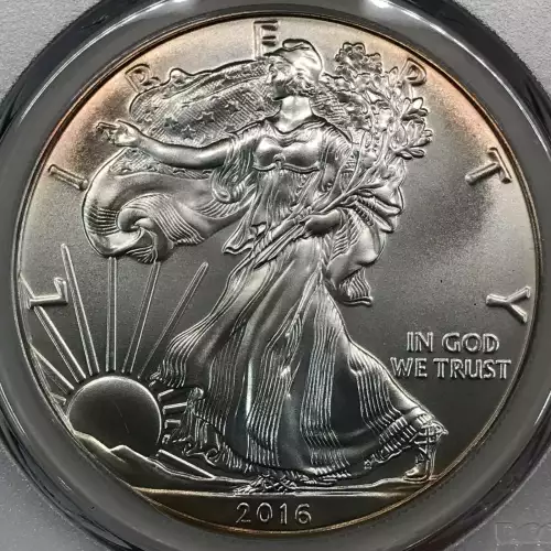 2016 $1 Silver Eagle Silver Eagle - 30th Anniversary First Strike First Strike (3)