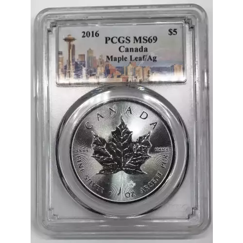 2016 $5 Maple Leaf/Ag (2)
