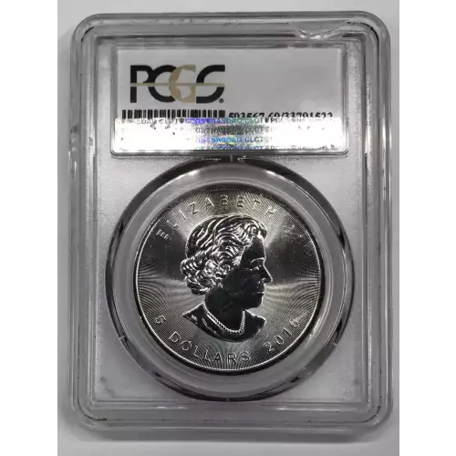 2016 $5 Maple Leaf/Ag