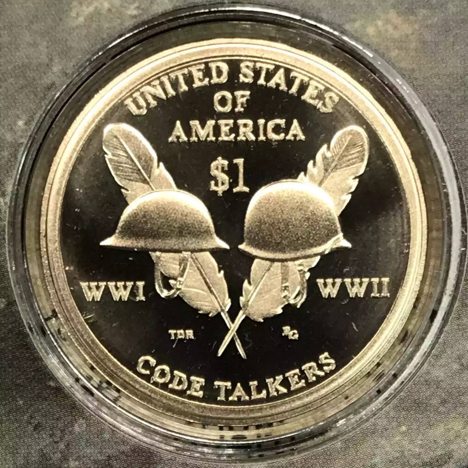 2016 Native American Code Talkers Enhanced Uncirculated $1 Coin & Currency Set