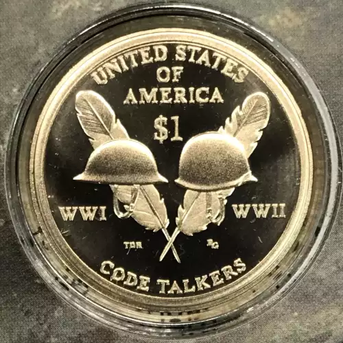 2016 Native American Code Talkers Enhanced Uncirculated $1 Coin & Currency Set