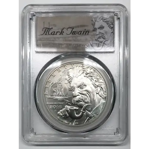 2016-P $1 Mark Twain First Strike Mark Twain Label
