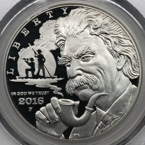 2016-P $1 Mark Twain First Strike Mark Twain Label, DCAM (4)