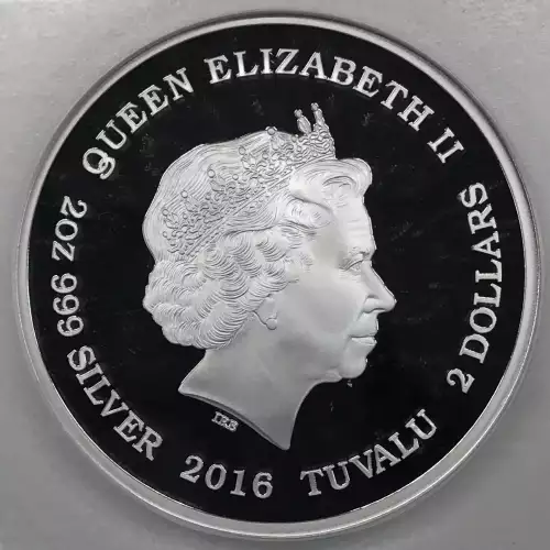 2016 2 oz Silver PCGS PR-70 DCAM Tuvalu Language of Love First