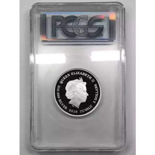 2016年　TUVALU　PCGS MS70 真珠湾攻撃75周年記念 最高鑑定MS70】2016年 パールハーバー 75周年記念 1オンス銀貨 - メルカリ