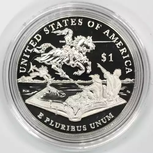 2016-P Mark Twain Proof Silver Dollar w US Mint OGP - Box & COA