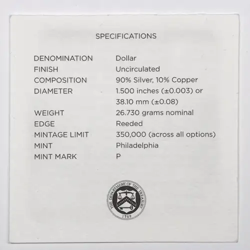 2016-P Mark Twain Uncirculated Silver Dollar w US Mint OGP - Box & COA (2)