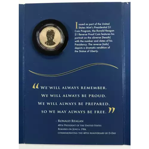 2016 Ronald Reagan Coin & Chronicles Set w US Mint OGP (2)