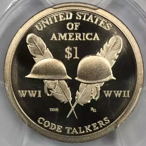 2016-S $1 Code Talkers, Enhanced Coin & Currency Set (4)