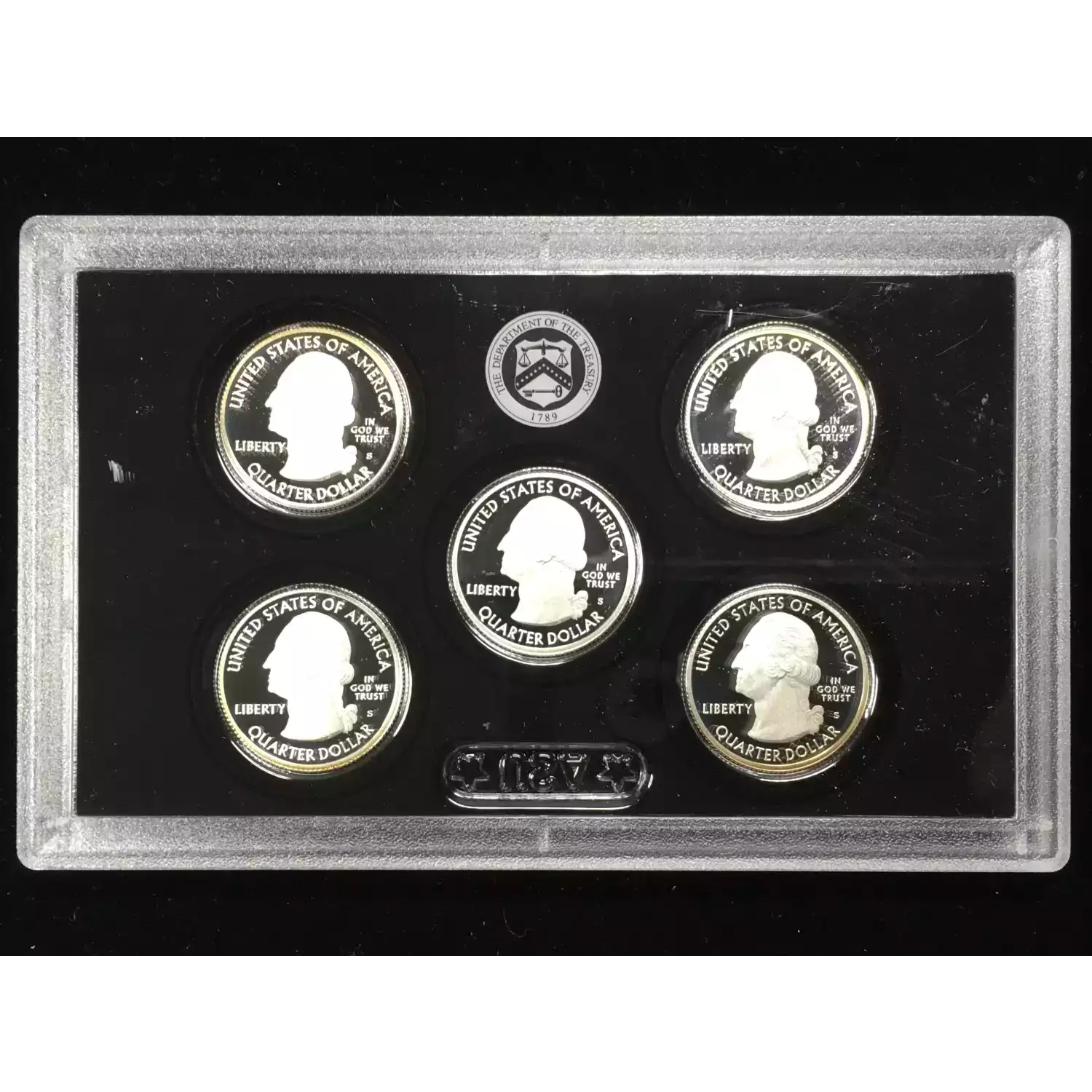 2016-S Silver Quarters Proof Set w US Mint OGP - Box & COA (3)