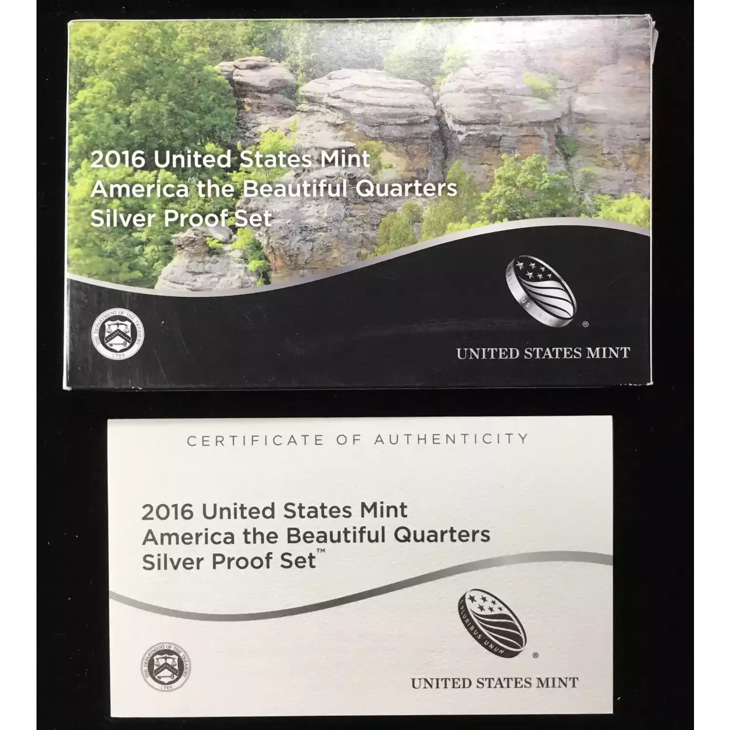 2016-S Silver Quarters Proof Set w US Mint OGP - Box & COA (4)