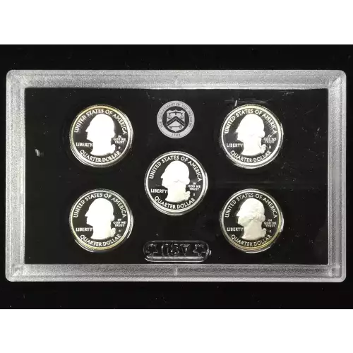 2016-S Silver Quarters Proof Set w US Mint OGP - Box & COA