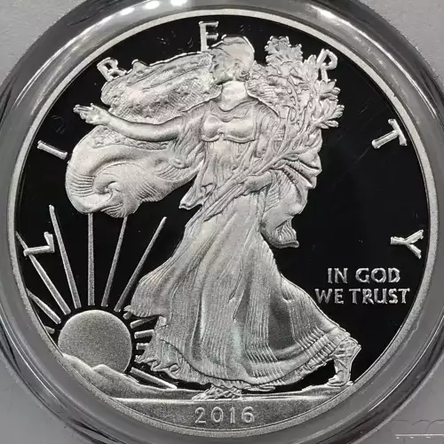 2016-W $1 Silver Eagle 30th Anniversary - Lettered Edge FSSEChronicle Set First Strike, DCAM