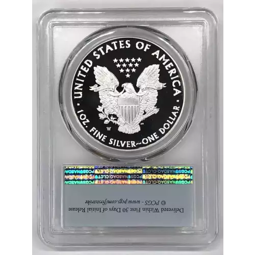 2016-W $1 Silver Eagle 30th Anniversary - Lettered Edge FSSEChronicle Set First Strike, DCAM