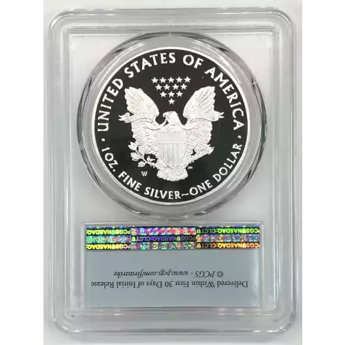 2016-W $1 Silver Eagle 30th Anniversary - Lettered Edge FSSEChronicle Set First Strike, DCAM