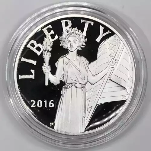 2016-W American Liberty 1 oz Proof Silver Medal w US Mint OGP - Box & COA