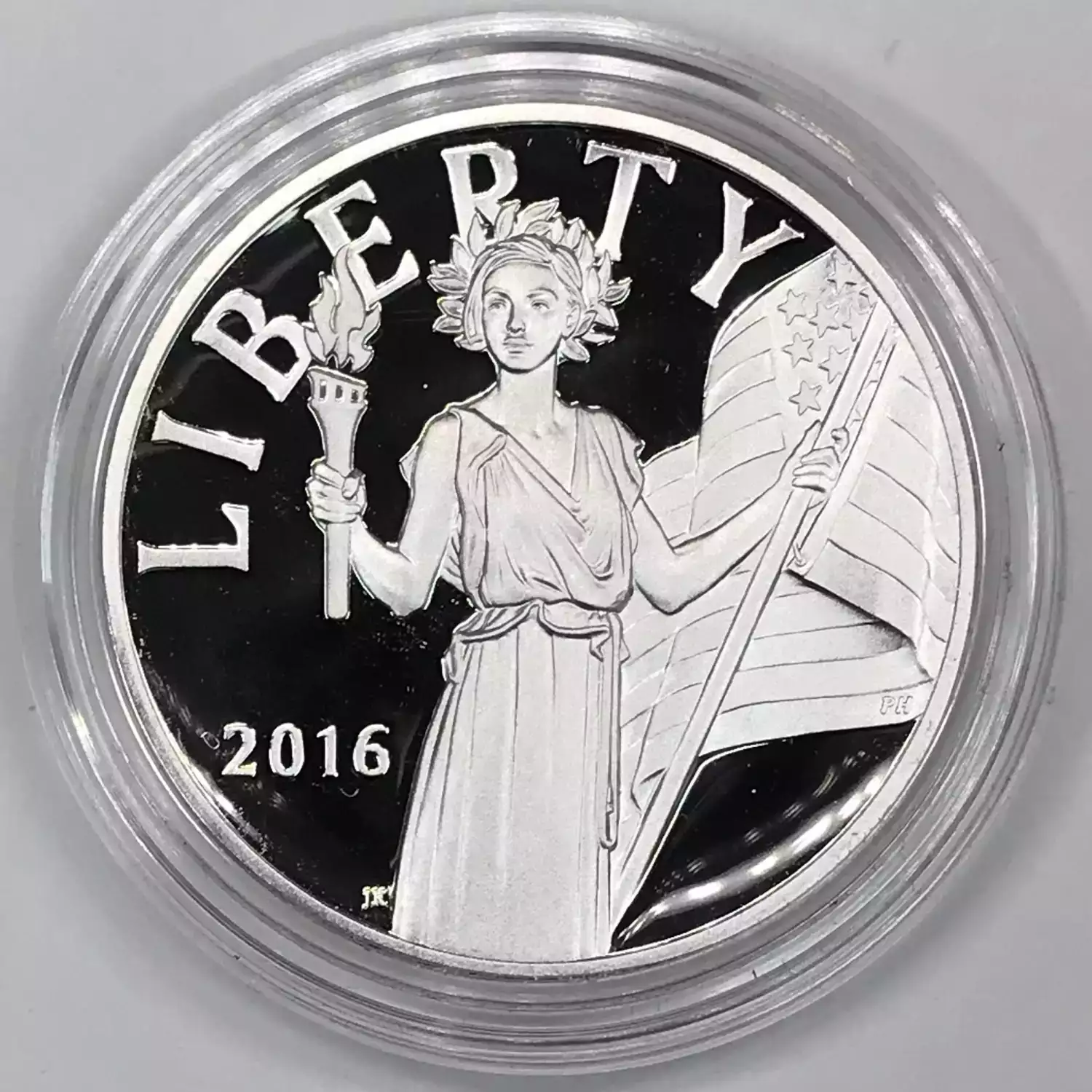2016-W American Liberty 1 oz Silver Medal w US Mint OGP - Box & COA (2)