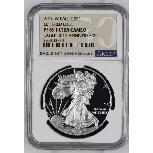 2016 W LETTERED EDGE-30TH ANNIV. EAGLE 30TH ANNIVERSARY ULTRA CAMEO (2)