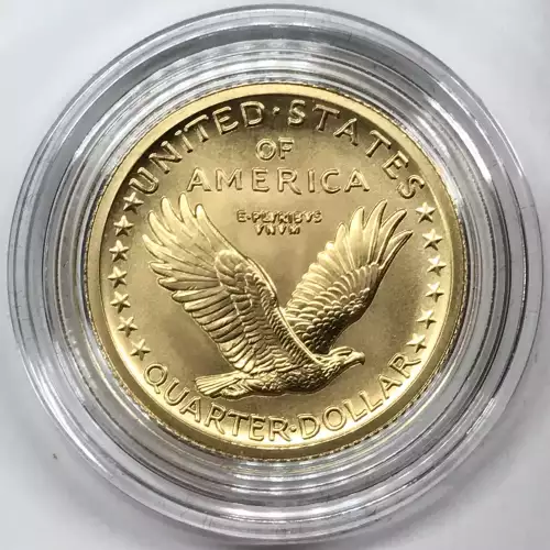 2016-W Standing Liberty Quarter Centennial 1/4 oz Gold Coin w OGP - Box & COA