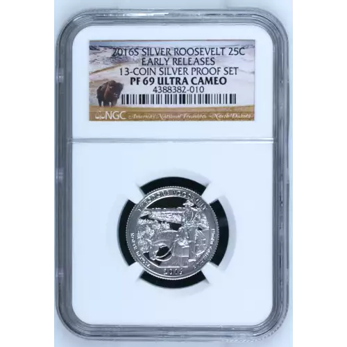 2016S SILVER EARLY RELEASES 13-COIN SILVER PROOF SET OFFICIAL US MINT SET ULTRA CAMEO (2)