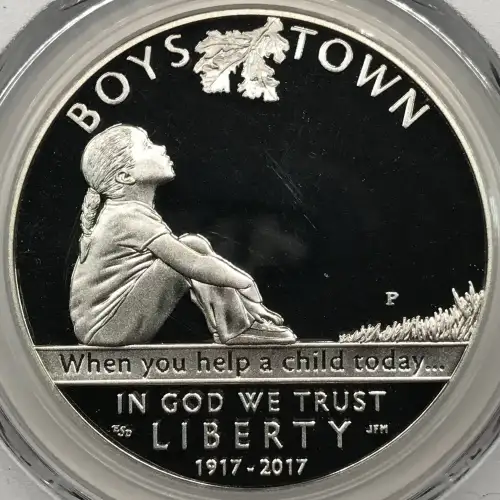 2017-P $1 Boys Town First Strike, DCAM (2)