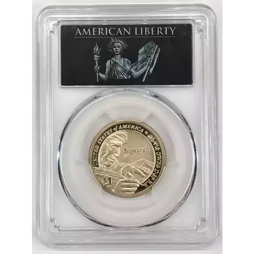 2017-S $1 Sequoyah Enhanced Unc Set FDI Denver ANA