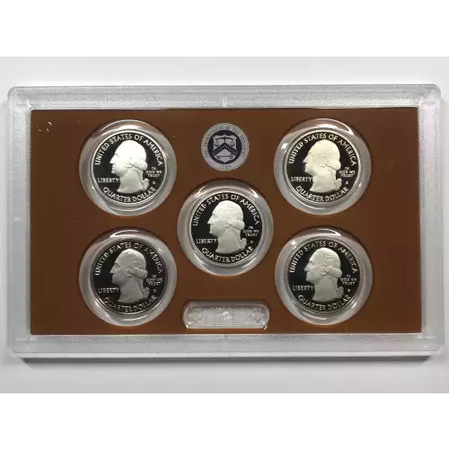 2017-S Clad Quarters Proof Set w US Mint OGP - Box & COA