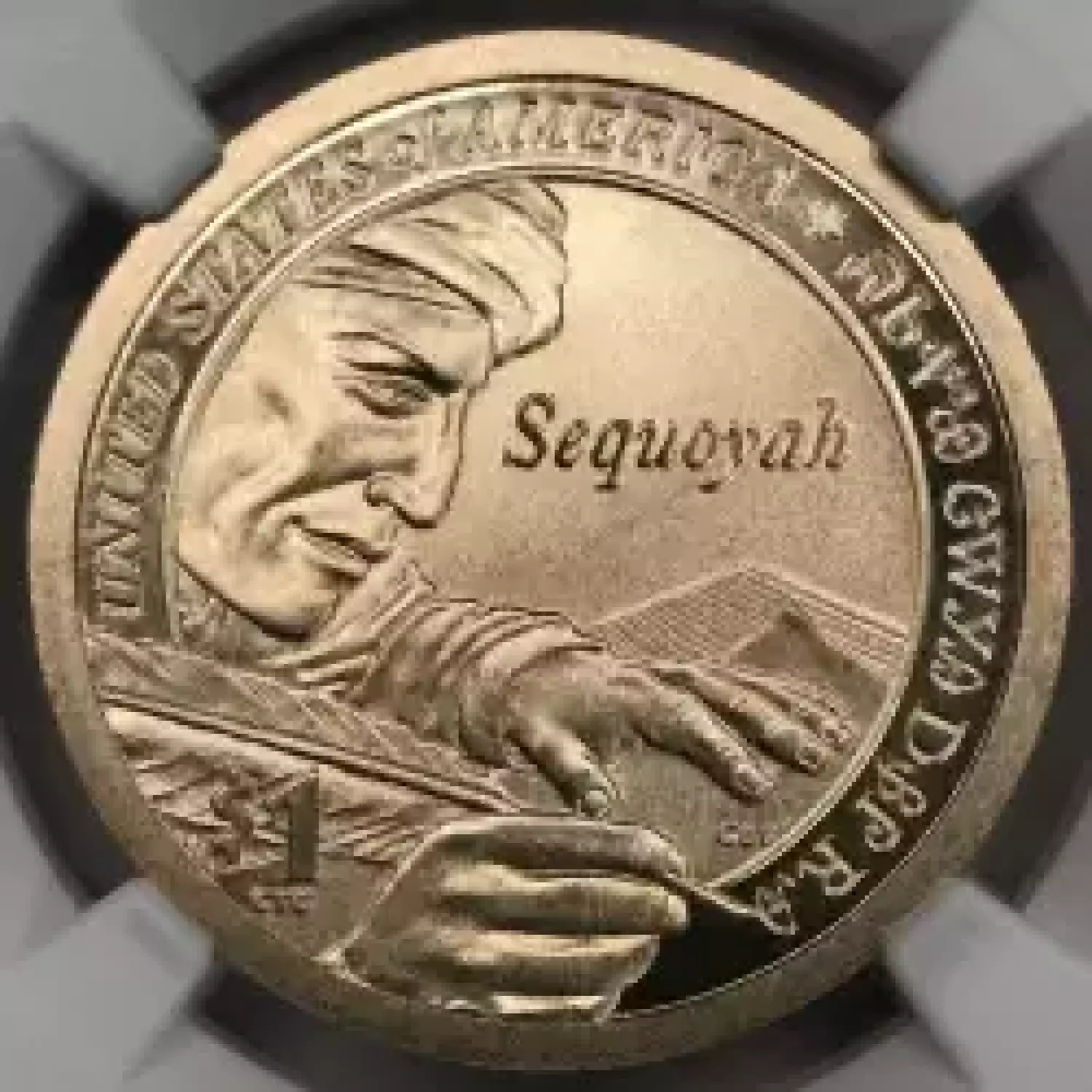 2017-S Sacagawea Dollar NGC SP-70 ENHANCED FINISH SEQUOYAH FIRST